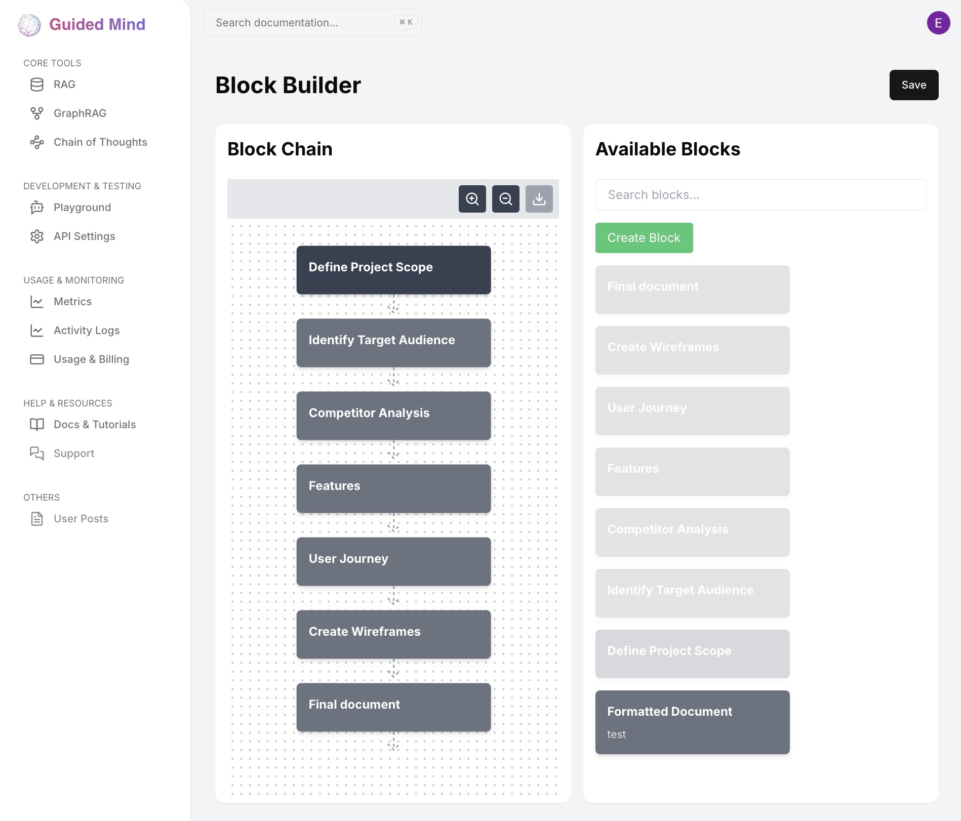 Workflows